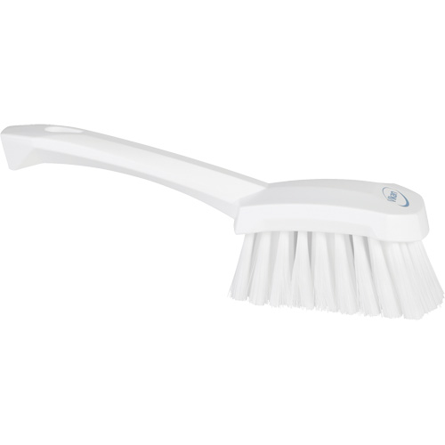 Short-Handled Washing Brush, Soft Bristles, 10-1/2" Long, White Ontario Safety Products