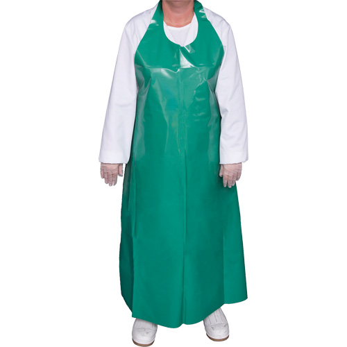 Top Dog 8 Mil. Apron, Polyurethane, 45" L x Green Ontario Safety Products