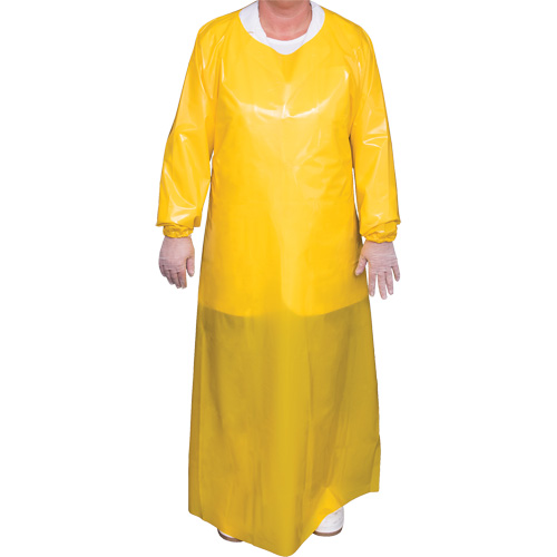 Blouse Top Dog de 6 mil, Grand, Jaune, Polyur&eacute;thane Ontario Safety Products