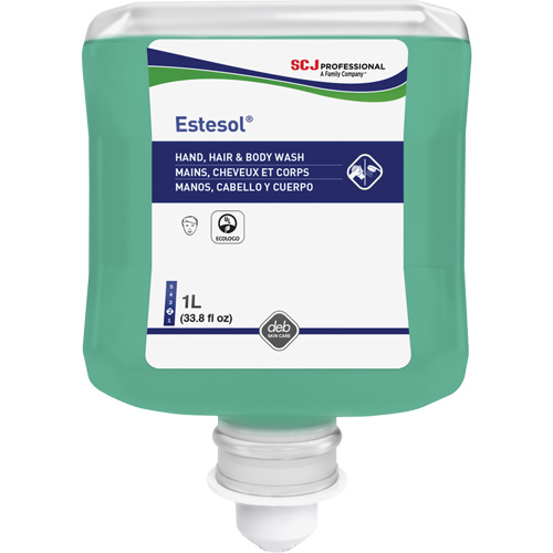 Estesol&reg; Hand, Hair and Body Cleaner, 1 L, Rain Forest, Plastic Cartridge Ontario Safety Products