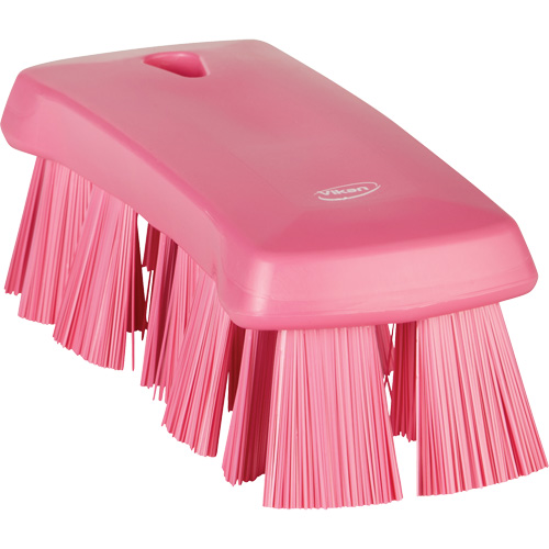 Brosse &agrave; main UST, Soies Ferme, Longueur de 6-9/10", Rose Ontario Safety Products