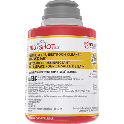 Nettoyant et d&eacute;sinfectant multisurface pour salle de bain TruShot 2.0, 266 ml, Bouteille &agrave; g&acirc;chette Ontario Safety Products
