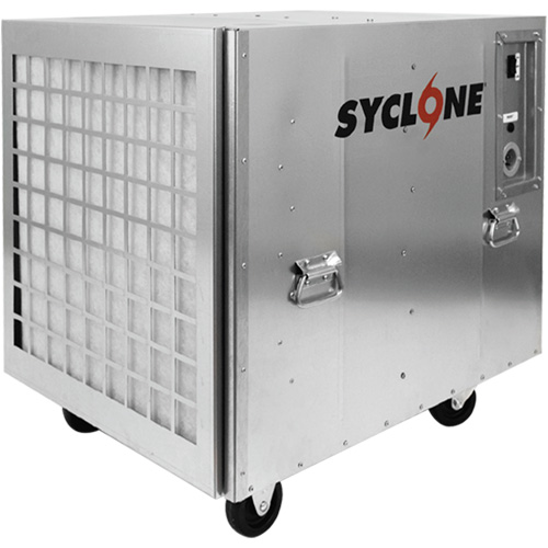 Machine &agrave; air n&eacute;gatif et &eacute;purateur dair Syclone 1950 pi. cu/min, 2 Vitesses Ontario Safety Products