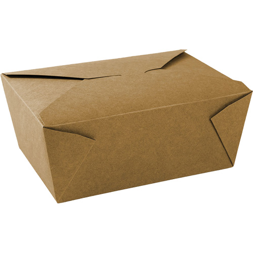 Contenants pour aliments &agrave; emporter Kraft, Ondul&eacute;, Rectangulaire Ontario Safety Products