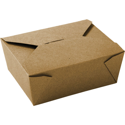 Kraft Take Out Food Containers, Corrugated, Rectangular Ontario Safety Products