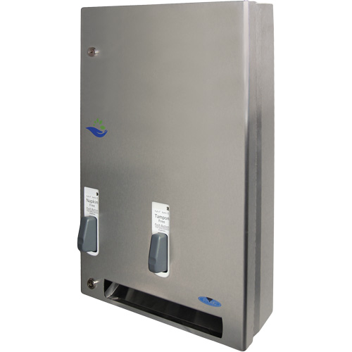 Distributeur de produits d'hygi&egrave;ne f&eacute;minine gratuits &agrave; bouton pression Ontario Safety Products