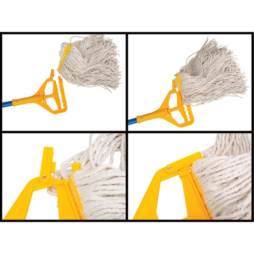 Poign&eacute;e avec agrafe, Fibre de verre/Plastique, Pointe Barri&egrave;re ouverte, 60" lo Ontario Safety Products