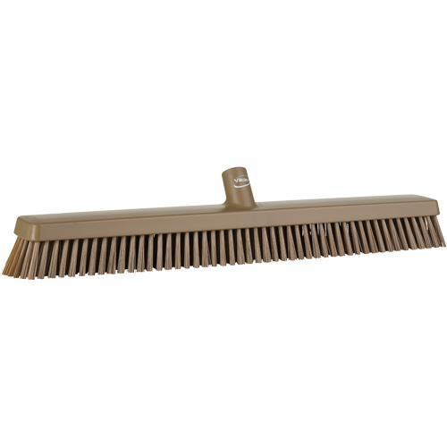 Balai-brosse robuste, Crins Fin/Ferme, 24", Brun Ontario Safety Products