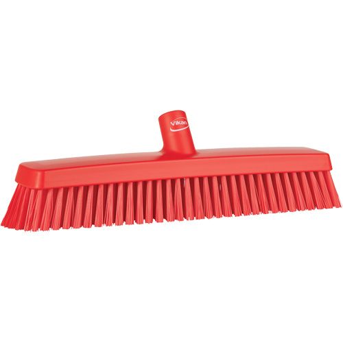 T&ecirc;te de balai-brosse, Crins Fin/Ferme, 16-1/2", Polyester/Polypropyl&egrave;ne, Rouge Ontario Safety Products