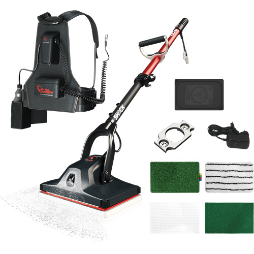 Shock Oscillating Floor Cleaning Machine with Backpack, Cleaner Ontario Safety Products