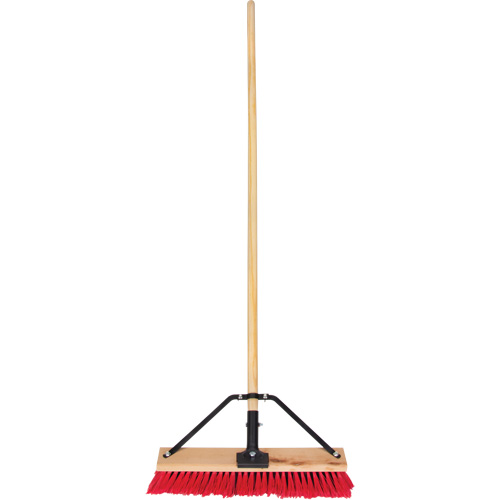 Balai-brosse &agrave; manche renforc&eacute;, 18", Moyen, Soies PVC Ontario Safety Products
