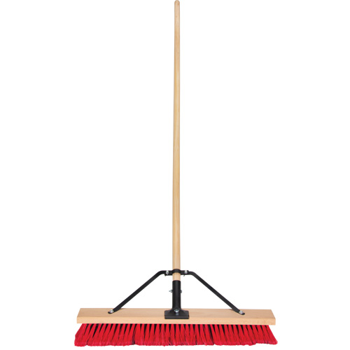 Balai-brosse &agrave; manche renforc&eacute;, 24", Moyen, Soies PVC Ontario Safety Products