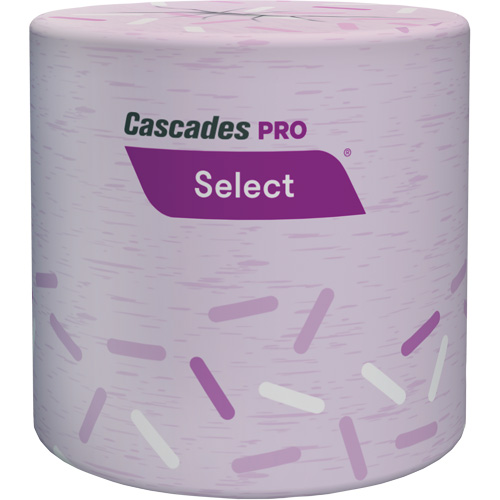 PRO Select&reg; Bathroom Tissue, 1 Ply, 1000 Sheets/Roll, White Ontario Safety Products