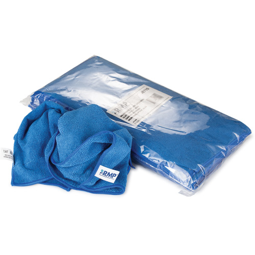 Dusting and Cleaning Cloth, Microfibre, Blue Ontario Safety Products