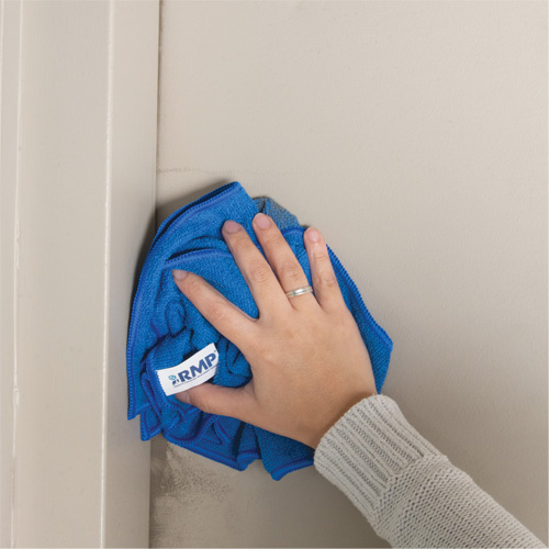 Dusting and Cleaning Cloth, Microfibre, Blue Ontario Safety Products
