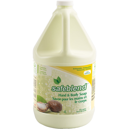 Savon au beurre de karit&eacute; pour les mains et le corps, Liquide, 4 L, Parfum&eacute; Ontario Safety Products