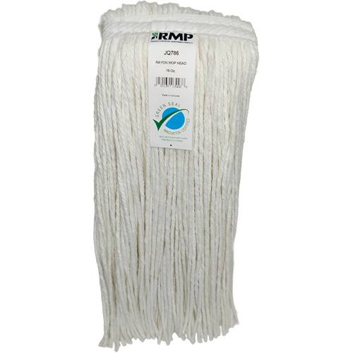 T&ecirc;te de vadrouille &eacute;troite &agrave; 4 plis, Rayonne, 16 oz, Style Coup&eacute; Ontario Safety Products
