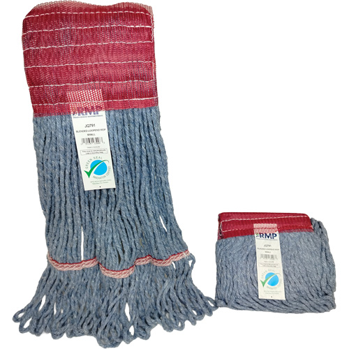 T&ecirc;te de vadrouille &agrave; bande large, Antimicrobien/Finition de plancher/Sp&eacute;cialis&eacute;, Coton/Rayonne/Synth&eacute;tique, Style Boucle Ontario Safety Products