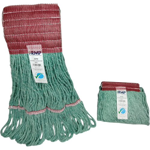 T&ecirc;te de vadrouille &agrave; bande large, Antimicrobien/Finition de plancher/Sp&eacute;cialis&eacute;, Coton/Rayonne/Synth&eacute;tique, Style Boucle Ontario Safety Products
