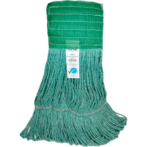 T&ecirc;te de vadrouille &agrave; bande large, Antimicrobien/Finition de plancher/Sp&eacute;cialis&eacute;, Coton/Rayonne/Synth&eacute;tique, Style Boucle Ontario Safety Products