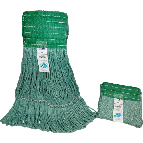 T&ecirc;te de vadrouille &agrave; bande large, Antimicrobien/Finition de plancher/Sp&eacute;cialis&eacute;, Coton/Rayonne/Synth&eacute;tique, Style Boucle Ontario Safety Products