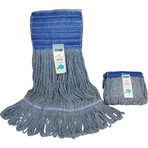 T&ecirc;te de vadrouille &agrave; bande large, Antimicrobien/Finition de plancher/Sp&eacute;cialis&eacute;, Coton/Rayonne/Synth&eacute;tique, Style Boucle Ontario Safety Products