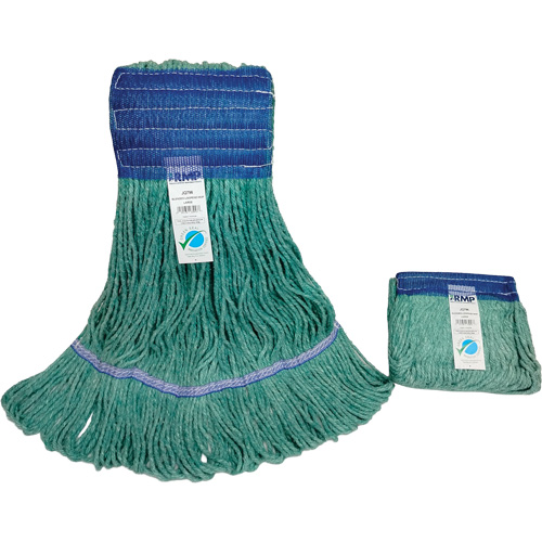 T&ecirc;te de vadrouille &agrave; bande large, Antimicrobien/Finition de plancher/Sp&eacute;cialis&eacute;, Coton/Rayonne/Synth&eacute;tique, Style Boucle Ontario Safety Products
