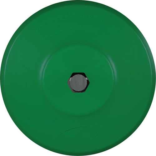 Brosse ronde HyDrive pour perceuse, Soies Tr&egrave;s ferme, Longueur de 3-1/10", Vert Ontario Safety Products