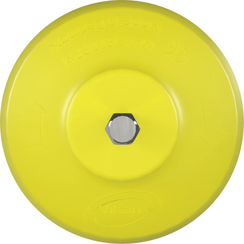 Brosse ronde HyDrive pour perceuse, Soies Tr&egrave;s ferme, Longueur de 3-1/10", Jaune Ontario Safety Products