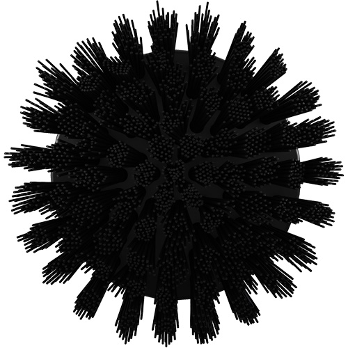 Brosse ronde HyDrive pour perceuse, Soies Tr&egrave;s ferme, Longueur de 3-1/10", Noir Ontario Safety Products