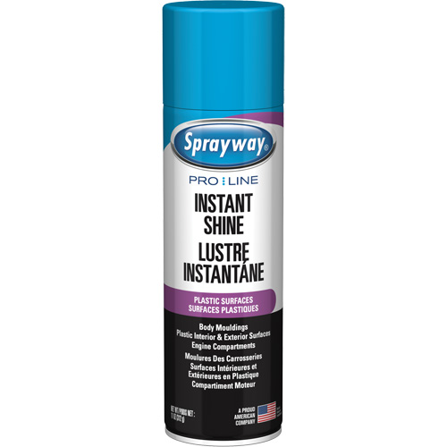 Brillant instantan&eacute; Pro Line pour surfaces en plastique, 11 oz, Canette a&eacute;rosol Ontario Safety Products