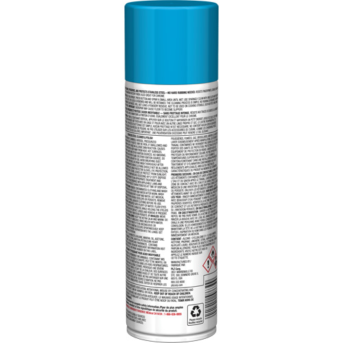 Nettoyant & polis pour acier inoxydable Pro Line, 15 oz, Canette a&eacute;rosol Ontario Safety Products