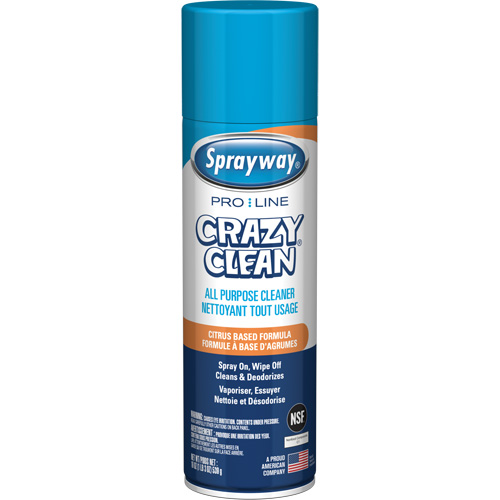 Pro Line Crazy Clean&reg; All Purpose Cleaner, 19 oz., Aerosol Can Ontario Safety Products