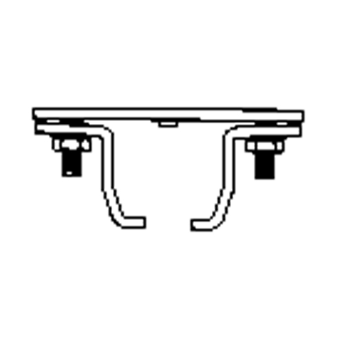 &eacute;clisse pour rail de roulement de mur-rideau mont&eacute; au plafond Ontario Safety Products