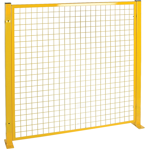 Perimeter Guards, 4.125' H x 2" W, Yellow Ontario Safety Products
