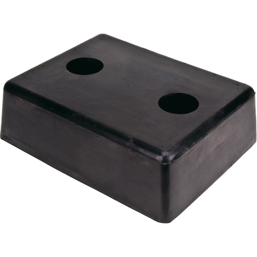 Molded Dock Bumpers, Rubber, 13" W x 4" D x 10" H Ontario Safety Products