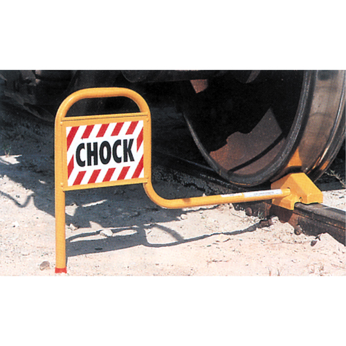 Cales pour wagons ferroviaires, Rail encastr&eacute; Ontario Safety Products