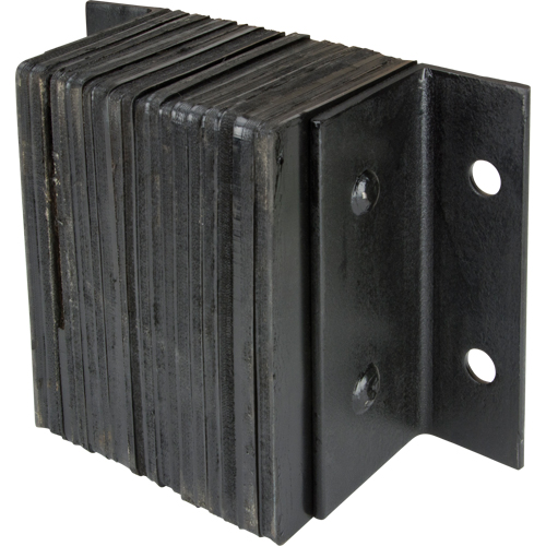 Laminated Dock Bumpers, Horizontal, Rubber, 12" W x 6" D x 10" H Ontario Safety Products