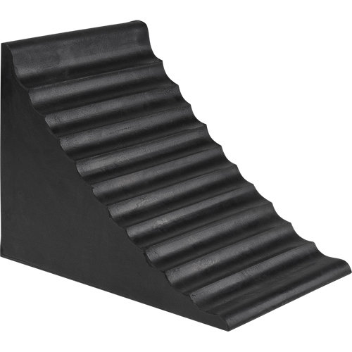 Cale de roue, 9-7/8" x 7-1/8" x 7-1/2", Noir Ontario Safety Products