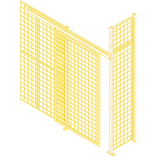 Wire Mesh Partition Components - Hardware Ontario Safety Products