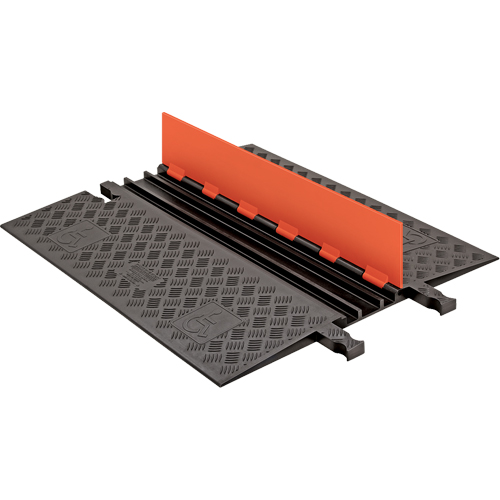 Guard Dog&reg; Low Profile ADA/DDA Cable Protector, 3 Channels, 36" L x 30.3" W x 1.25" H Ontario Safety Products