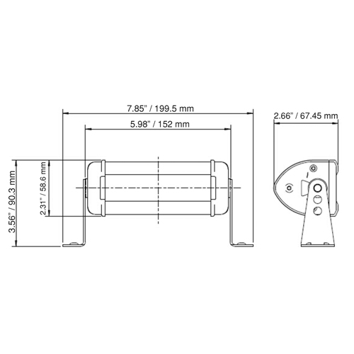 Rep&eacute;reur lat&eacute;ral pour chariot &eacute;l&eacute;vateur Ontario Safety Products