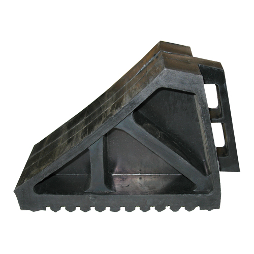 Cale de roue, 10-5/8" x 7" x 4-1/2", Noir Ontario Safety Products