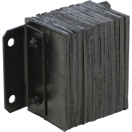 Butoir de quai lamell&eacute;, Horizontal, Caoutchouc, 12" la x 6" p x 10" h Ontario Safety Products