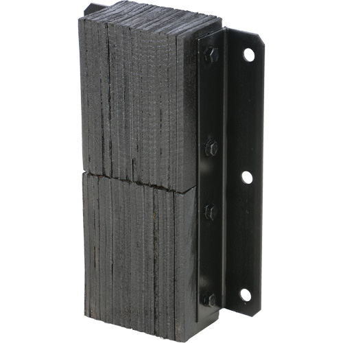 Butoir de quai lamell&eacute;, Vertical, Caoutchouc, 13-1/4" la x 4-1/2" p x 20" h Ontario Safety Products