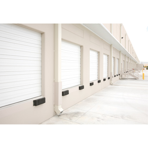 Laminated Dock Bumpers, Vertical, Rubber, 11" W x 6" D x 20" H Ontario Safety Products