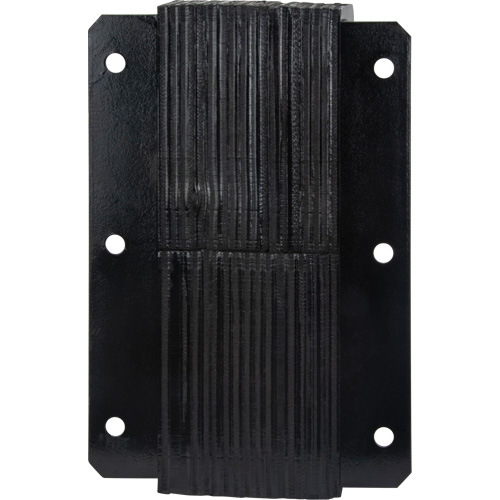 Laminated Dock Bumpers, Vertical, Rubber, 11" W x 6" D x 20" H Ontario Safety Products