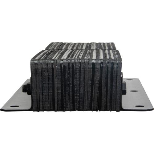 Butoirs de quai lamell&eacute;s, Vertical, Caoutchouc, 11" la x 4" p x 24" h Ontario Safety Products