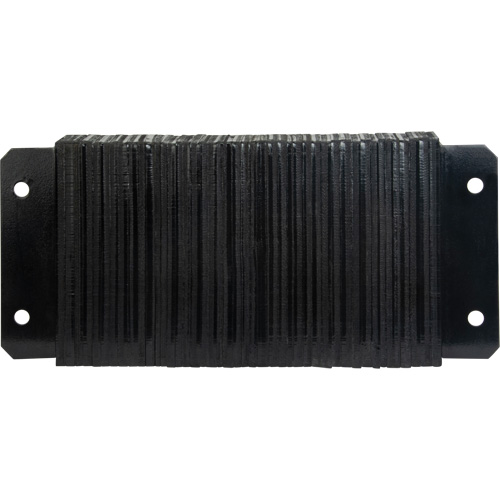 Butoirs de quai lamell&eacute;s, Horizontal, Caoutchouc, 24" la x 4" p x 12" h Ontario Safety Products