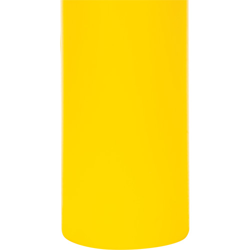 Capuchon en poly&eacute;thyl&egrave;ne pour borne de protection, 4-1/2" dia. x 64" l, Rouge/Jaune Ontario Safety Products